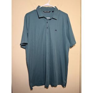 Travis Mathews Teal Golf Polo | Size XL | Menswear Cotton Blend